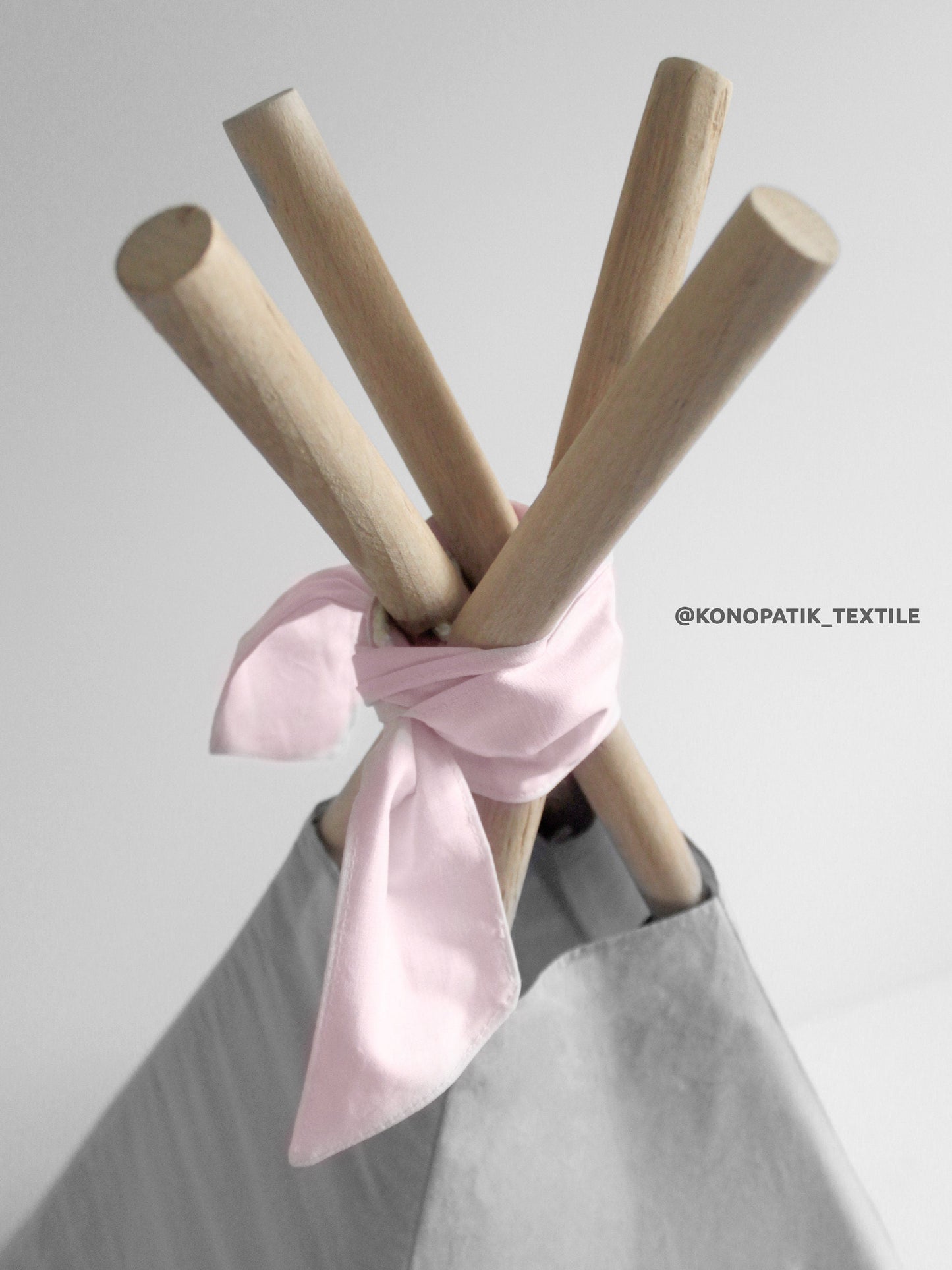 Tipi pour enfants en coton uni rose gris, tente tipi pour jouer, tipi enfant, tipi pour enfants, maisonnette