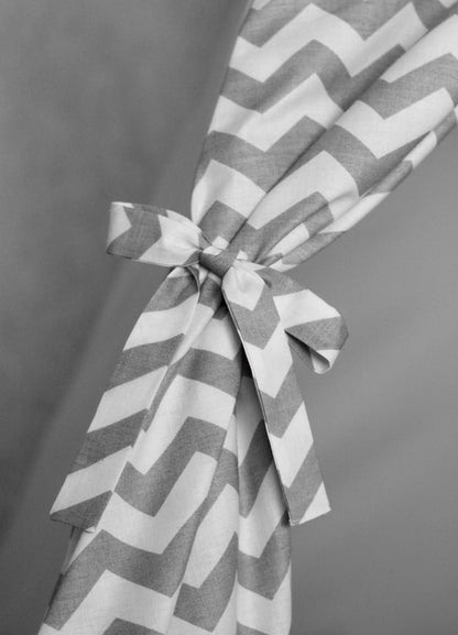 Teepee for kids from cotton gray chevron, teepee tent for playing, tipi enfant, childrens teepee, playhouse