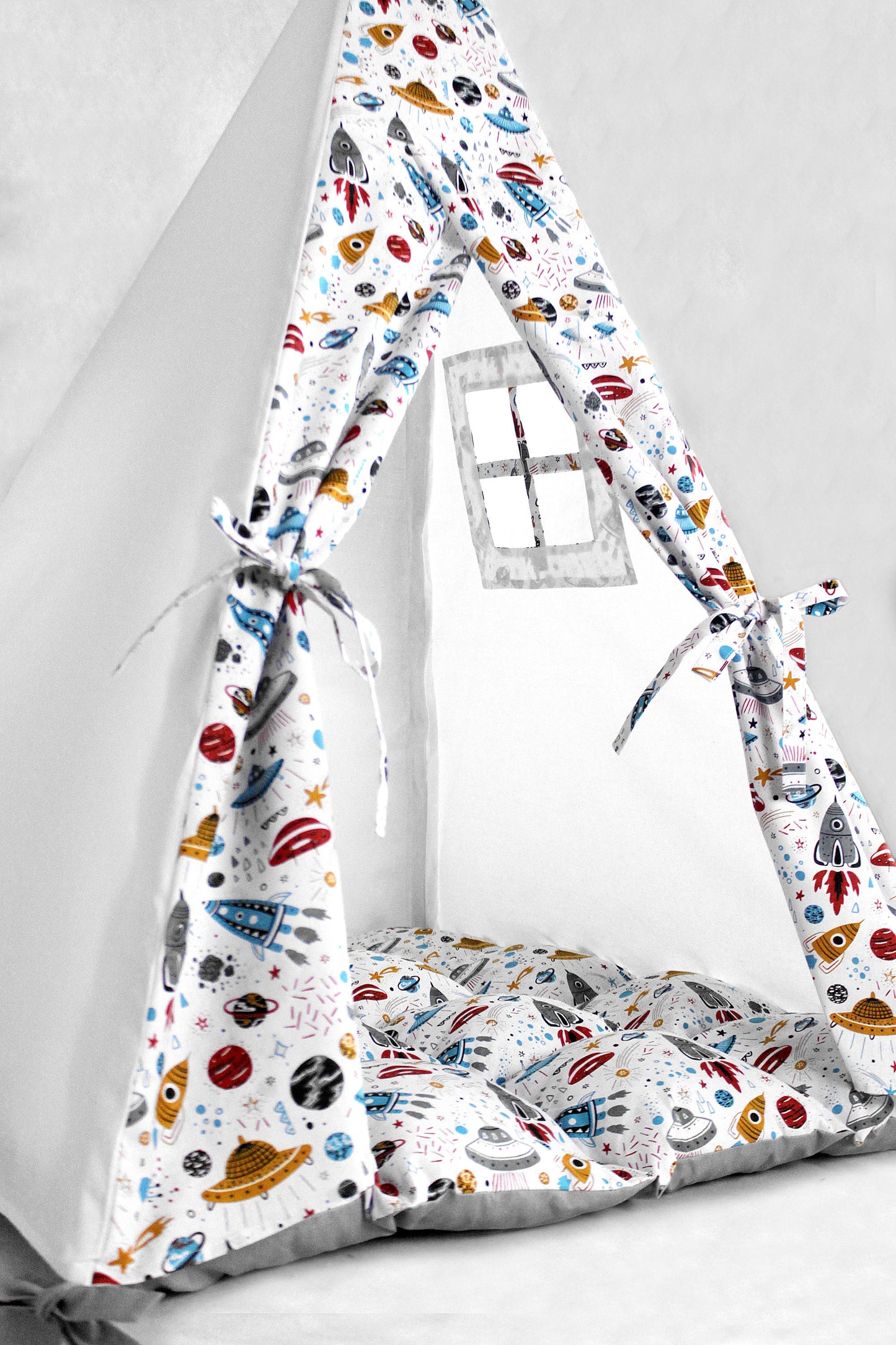 Teepee for kids from cotton space rockets, teepee tent for playing, tipi enfant, childrens teepee, playhouse