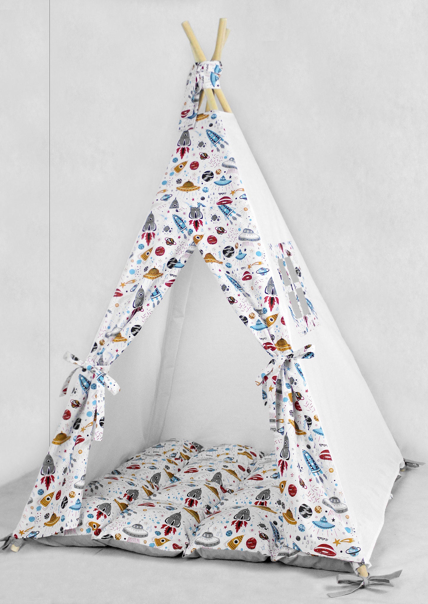 Teepee for kids from cotton space rockets, teepee tent for playing, tipi enfant, childrens teepee, playhouse